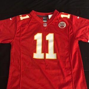 Alex Smith Large Youth Kansas City Chiefs Home Jersey Red 11
